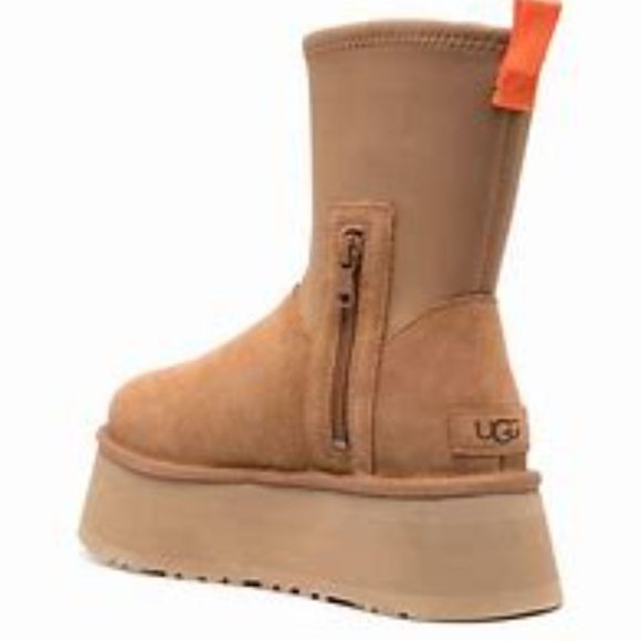 UGG $170 Classic Dipper Platform Chestnut Sz 10 NIB! - Picture 3 of 5